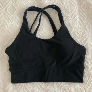 EUC SMALL BLACK BUFFBUNNY ROSA SPORTS BRA
